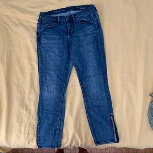Madewell Skinny Ankle Zip Jeans